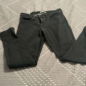 Womens faded black jeans
